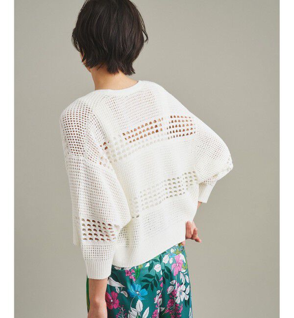  「タックスクエアニットカーディガン」|カーディガン|