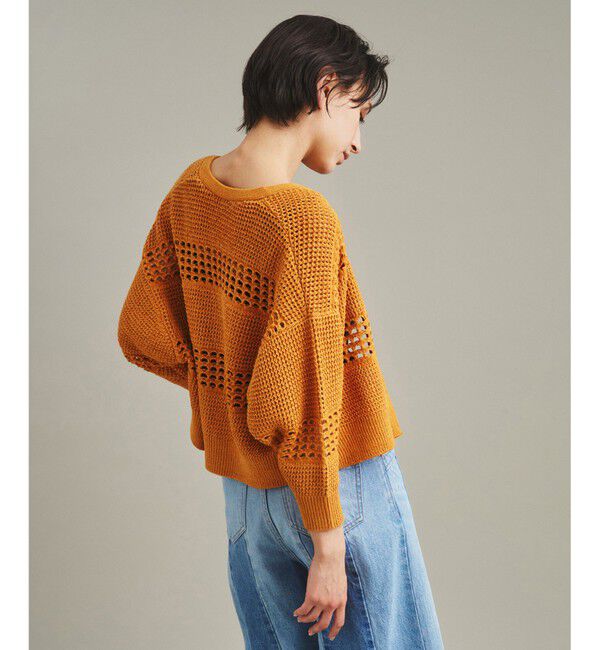  「タックスクエアニットカーディガン」|カーディガン|