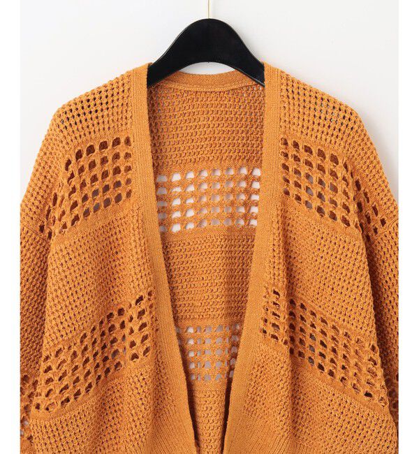  「タックスクエアニットカーディガン」|カーディガン|