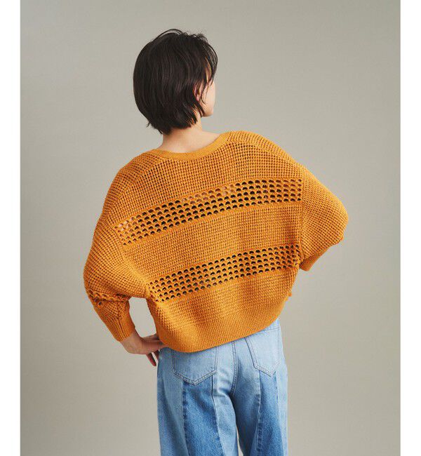  「タックスクエアニットカーディガン」|カーディガン|