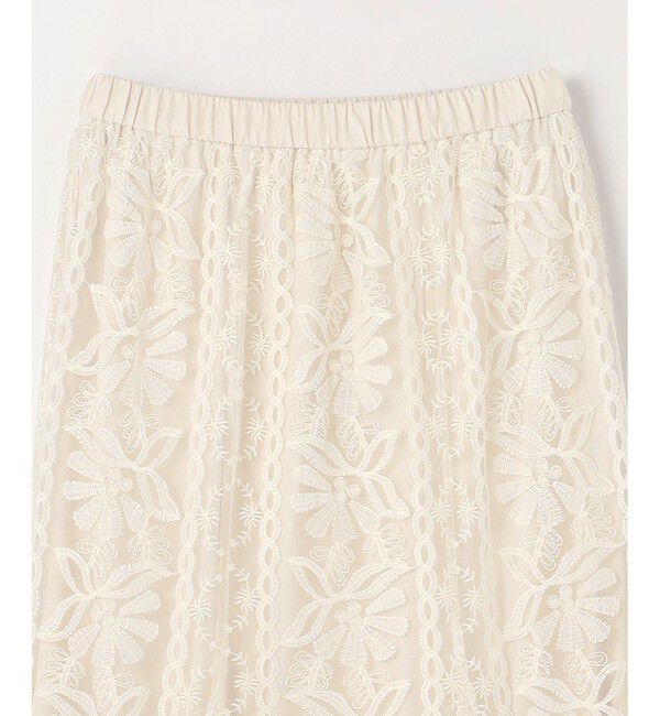 GRACE CONTINENTAL「フレア刺繍スカート」|スカート|