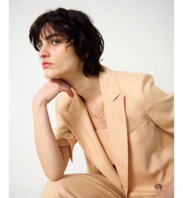 Grace Class「リネンタッチビスチェサロペ」|オールインワン|