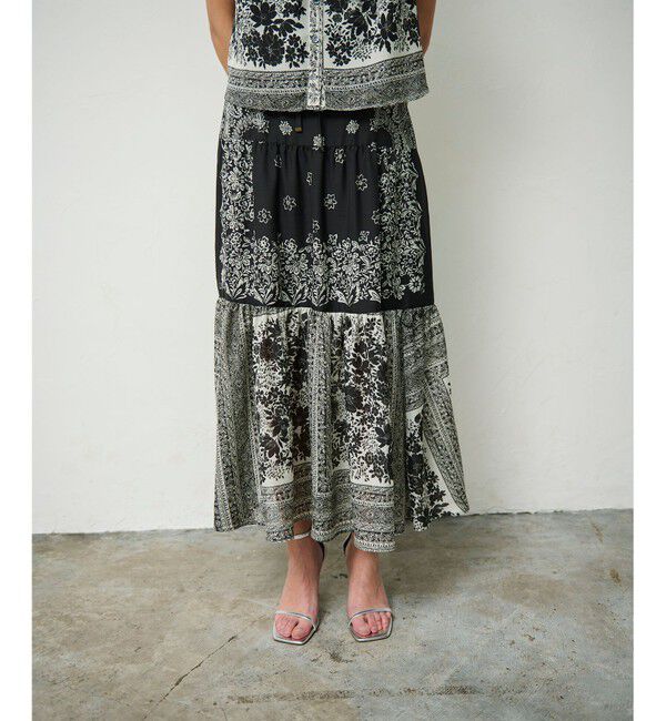 Grace Class「バンダナティアードスカート」|スカート|