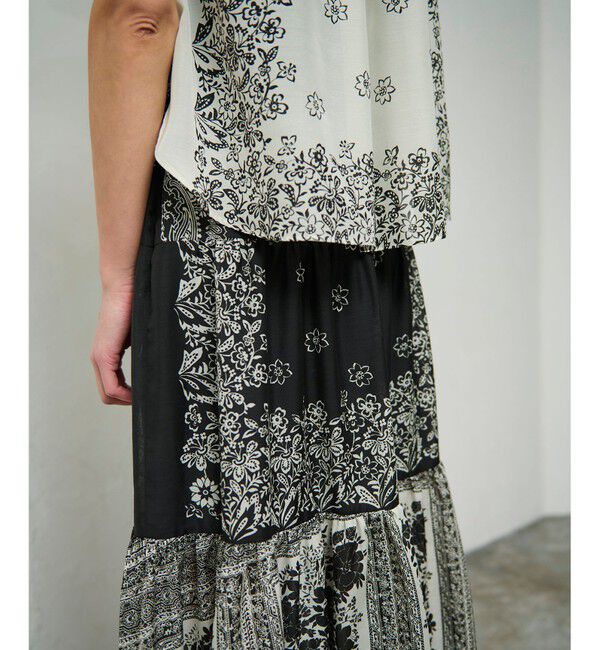 Grace Class「バンダナティアードスカート」|スカート|