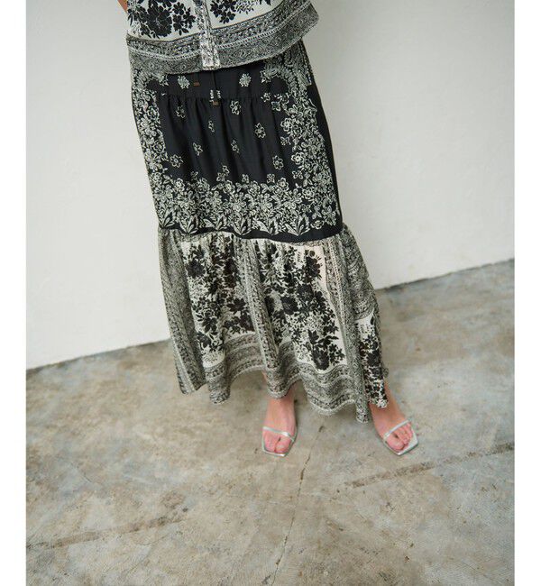 Grace Class「バンダナティアードスカート」|スカート|