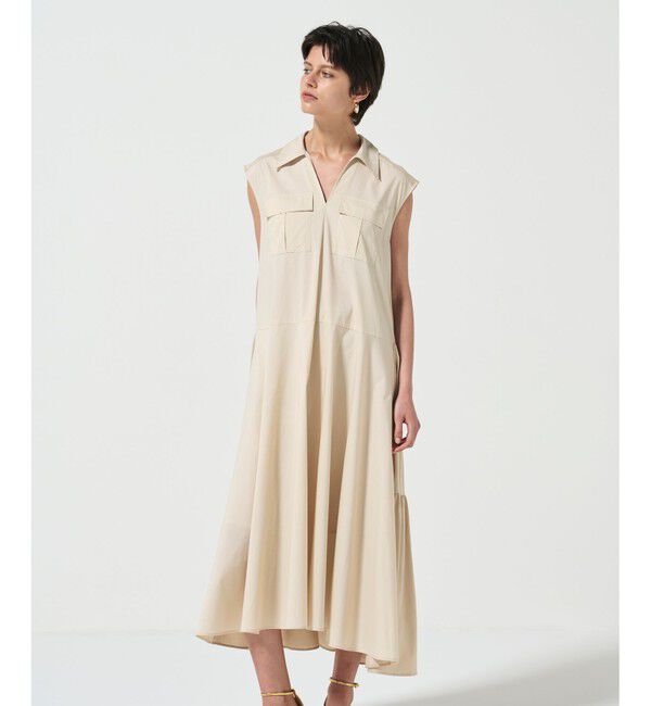 Diagram「ティアードコンビシャツワンピース」|ワンピース|