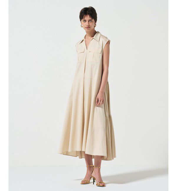 Diagram「ティアードコンビシャツワンピース」|ワンピース|