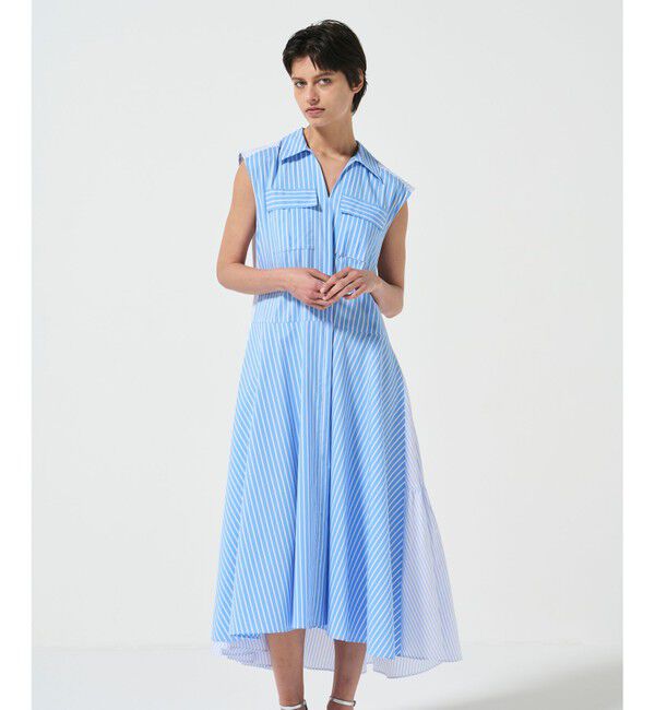 Diagram「ティアードコンビシャツワンピース」|ワンピース|