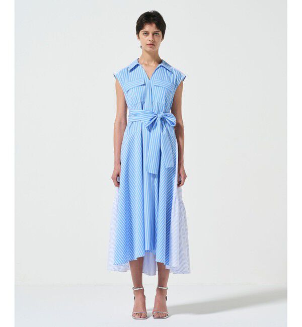 Diagram「ティアードコンビシャツワンピース」|ワンピース|