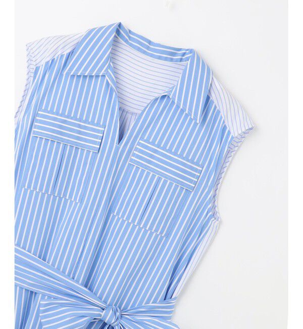 Diagram「ティアードコンビシャツワンピース」|ワンピース|