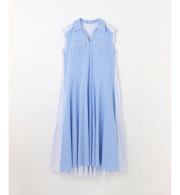 Diagram「ティアードコンビシャツワンピース」|ワンピース|