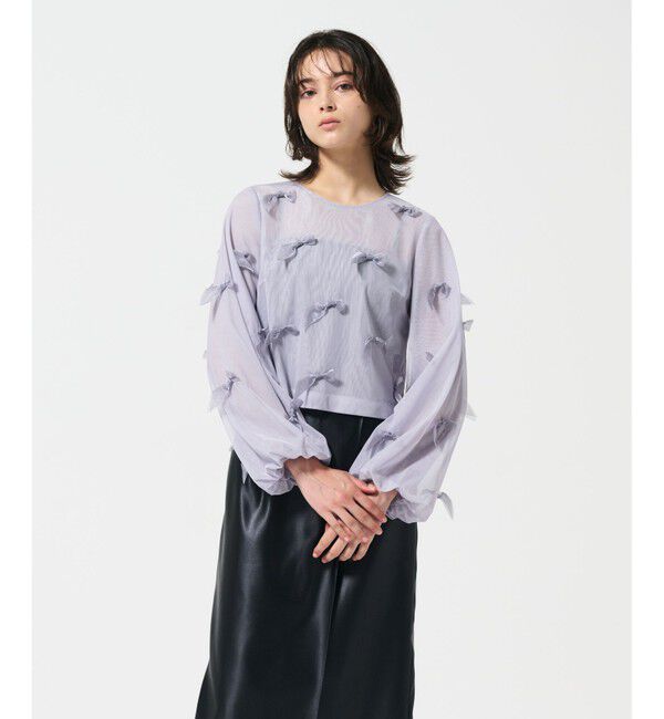 Diagram「リボンチュールトップ」|Tシャツ・カットソー|