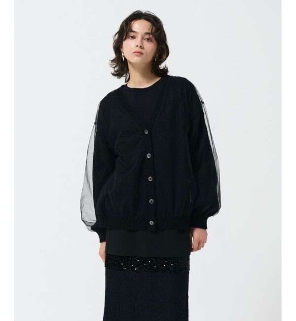 Diagram「オーバーチュールニットカーディガン」|カーディガン|ブラック