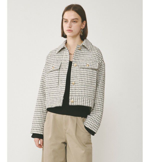  「チェックツイードブルゾン」|ブルゾン・スタジャン|キナリ