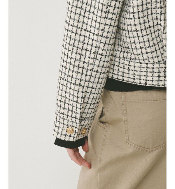  「チェックツイードブルゾン」|ブルゾン・スタジャン|