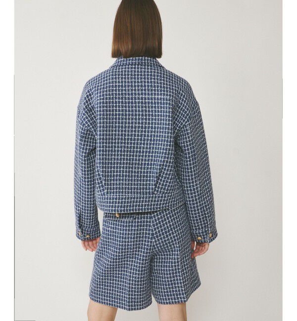  「チェックツイードブルゾン」|ブルゾン・スタジャン|