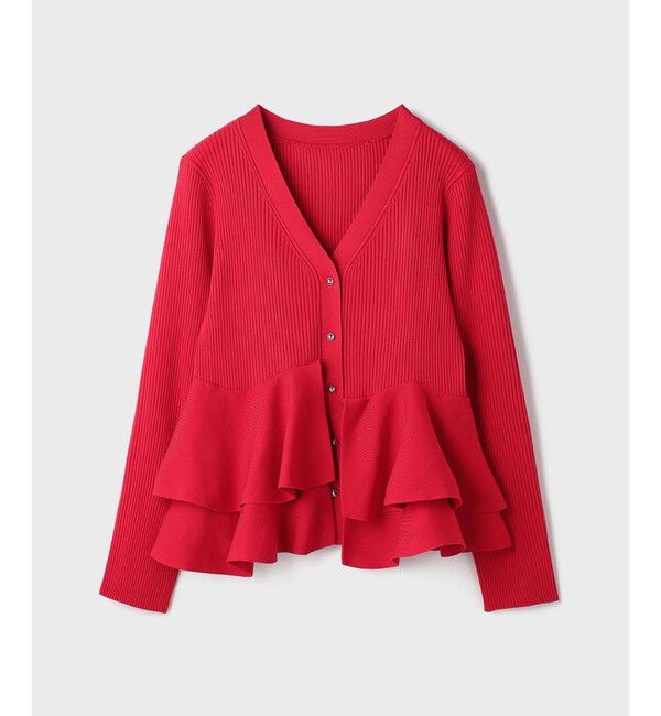 Diagram「ペプラムニットカーディガン」|カーディガン|