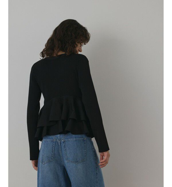 Diagram「ペプラムニットカーディガン」|カーディガン|