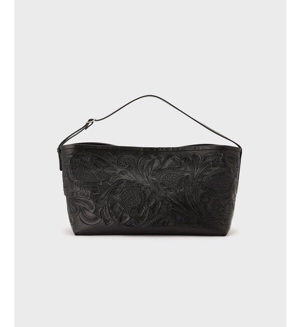 Carving Tribes「Handle SquareBag」|ハンドバッグ|ブラック