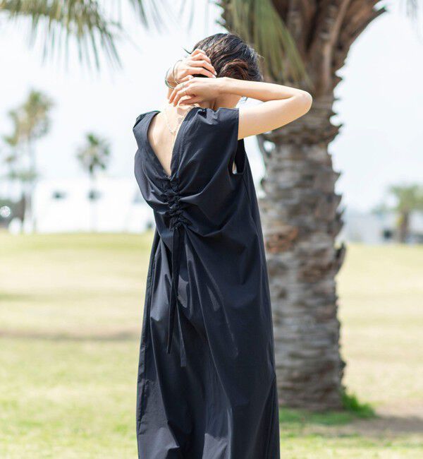 NOLLEY'S「《高機能》ウォッシャブルラッシュガード2WAYワンピース」|ワンピース|ブラック