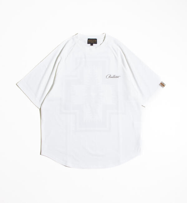GLOSTER「【PENDLETON/ペンドルトン】バックプリント ラグランTシャツ ラウンドテール」|Tシャツ・カットソー|