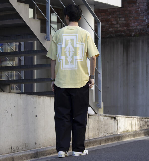 GLOSTER「【PENDLETON/ペンドルトン】バックプリント ラグランTシャツ ラウンドテール」|Tシャツ・カットソー|