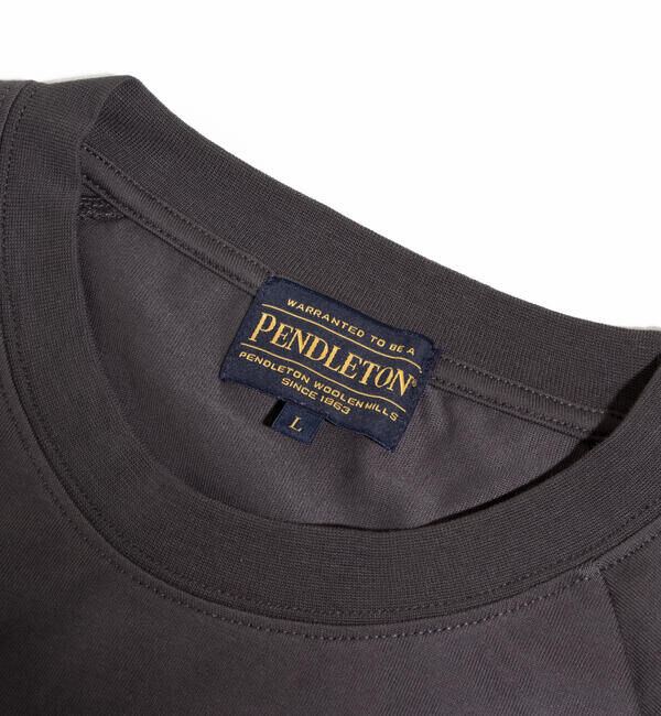 GLOSTER「【PENDLETON/ペンドルトン】バックプリント ラグランTシャツ ラウンドテール」|Tシャツ・カットソー|