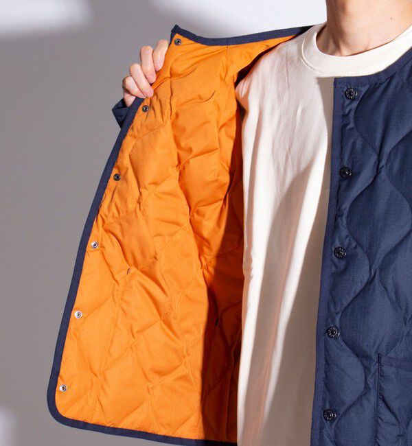 GLOSTER「【TAION/タイオン】GLOSTER別注 ミリタリーライナージャケット ノーカラーMA-1 M65」|ダウン|