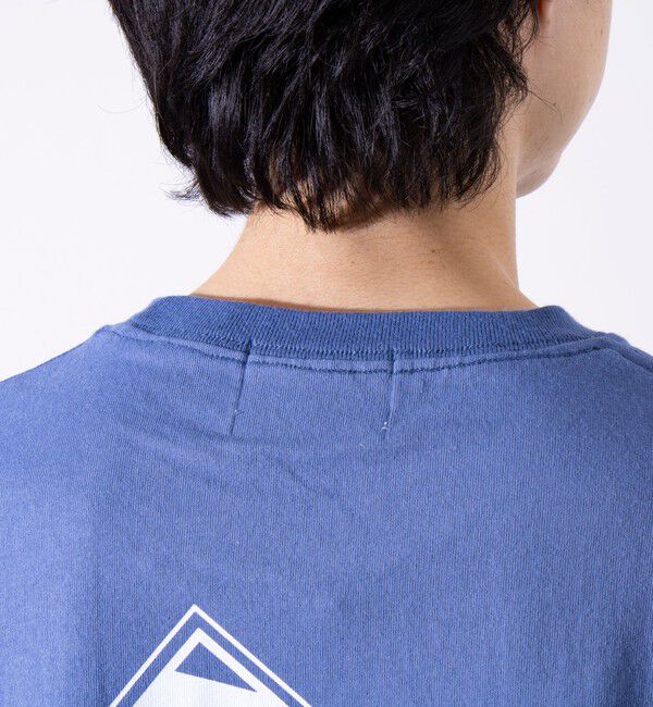 GLOSTER「【KELTY&times;GLOSTER】別注  ケルティワンポイントワッペン バックプリントTシャツ」|Tシャツ・カットソー|