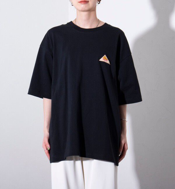 GLOSTER「【KELTY&times;GLOSTER】別注  ケルティワンポイントワッペン バックプリントTシャツ」|Tシャツ・カットソー|