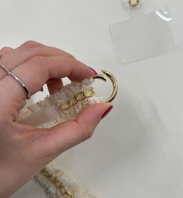 fredy emue「【by daisy/バイデイジー】ツィードチェーンストラップ ショート」|その他|