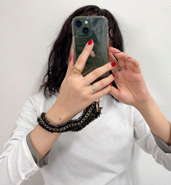 fredy emue「【by daisy/バイデイジー】ツィードチェーンストラップ ショート」|その他|