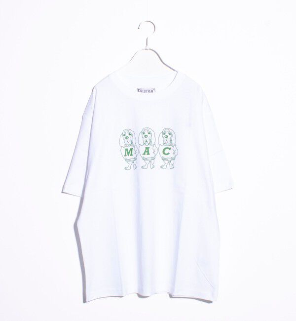 FREDY MAC「【FREDYMAC/フレディマック】MAC dacs オリジナルボディ プリントTシャツ」|Tシャツ・カットソー|ホワイト