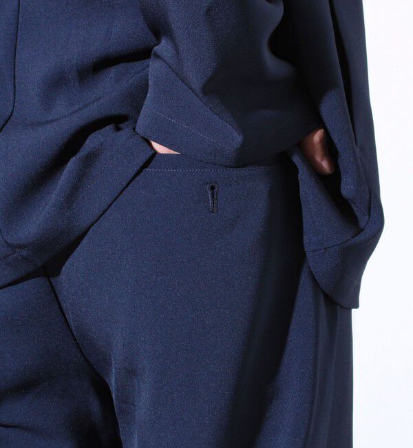 GLOSTER「【セットアップ着用可能】【GLOSTER/グロスター】ノーカラーセットパンツ イージーパンツ」|チノ|