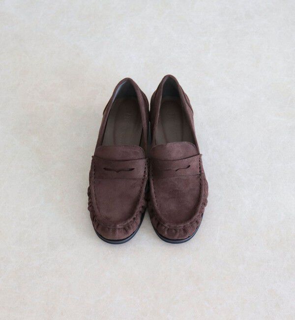 fredy emue「ポリスエードギャザーローファー」|その他|