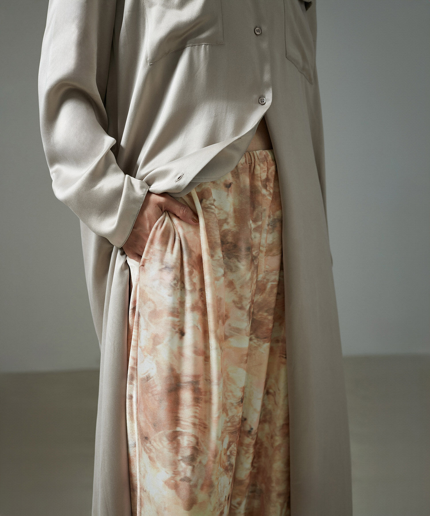 SALON adam et rope'「ストーンウッドプリントベロアパンツ」|その他|