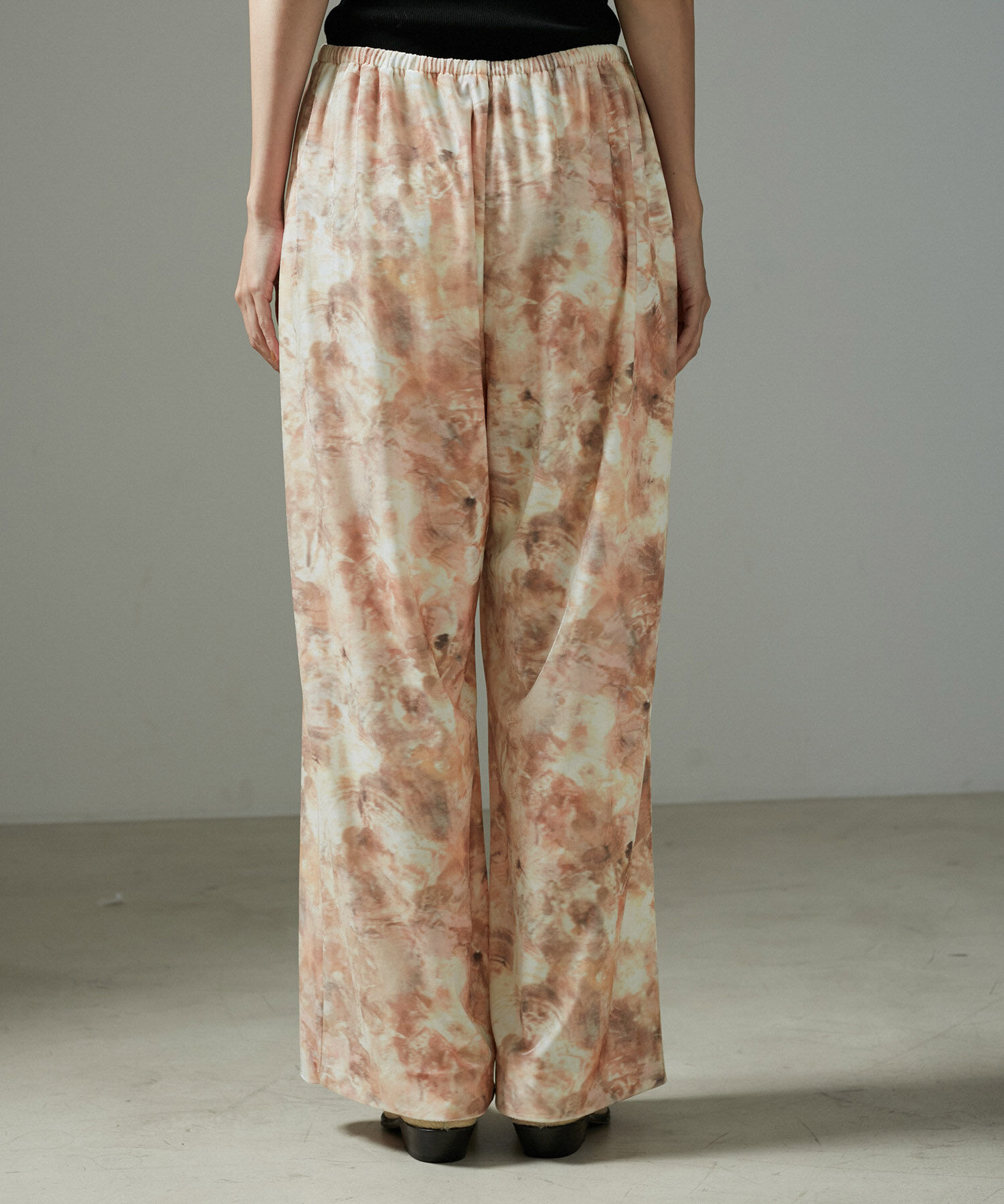 SALON adam et rope'「ストーンウッドプリントベロアパンツ」|その他|