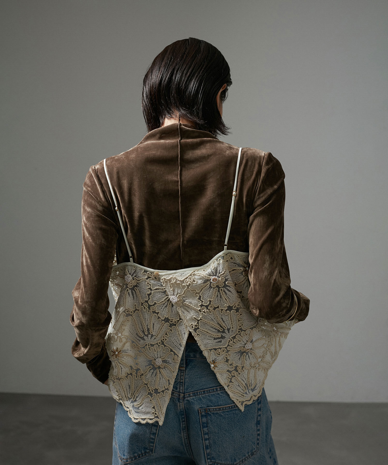 SALON adam et rope'「【WEB限定】リュクスベロアハイネックプルオーバー」|Tシャツ・カットソー|