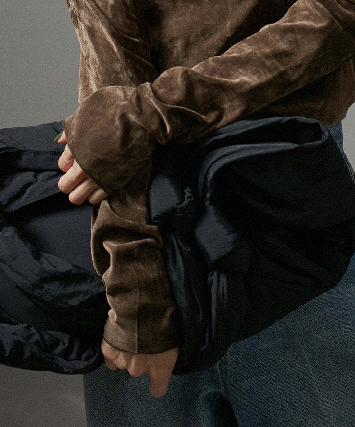 SALON adam et rope'「【WEB限定】リュクスベロアハイネックプルオーバー」|Tシャツ・カットソー|