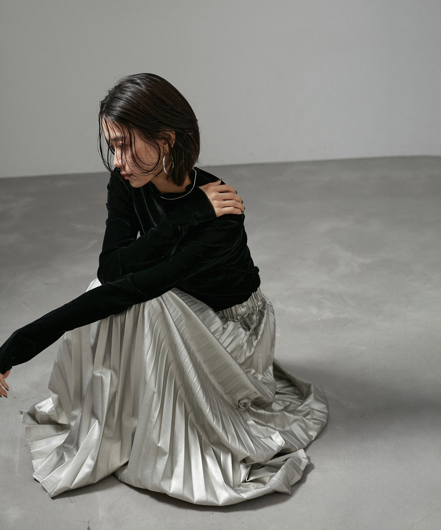 SALON adam et rope'「【WEB限定】リュクスベロアハイネックプルオーバー」|Tシャツ・カットソー|