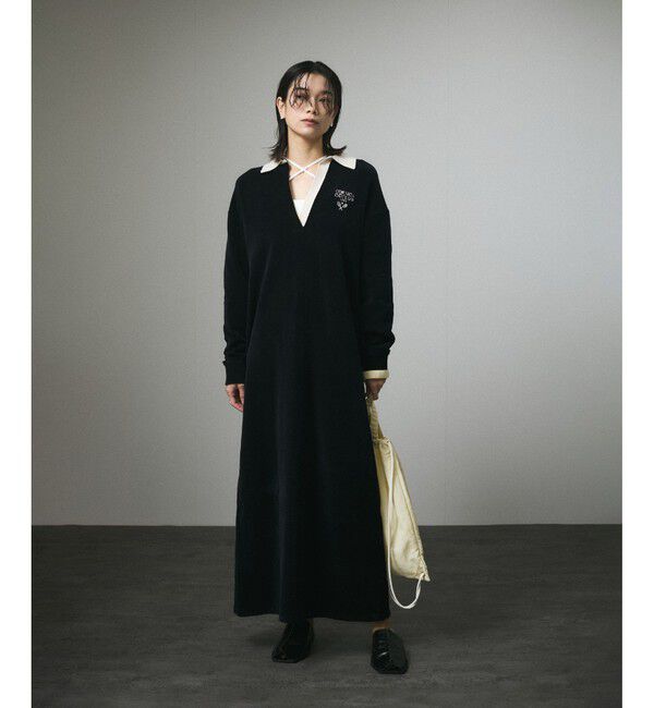 SALON adam et rope'「ポロワンピース-CreamyCotton /クリーミーコットン-」|ワンピース|