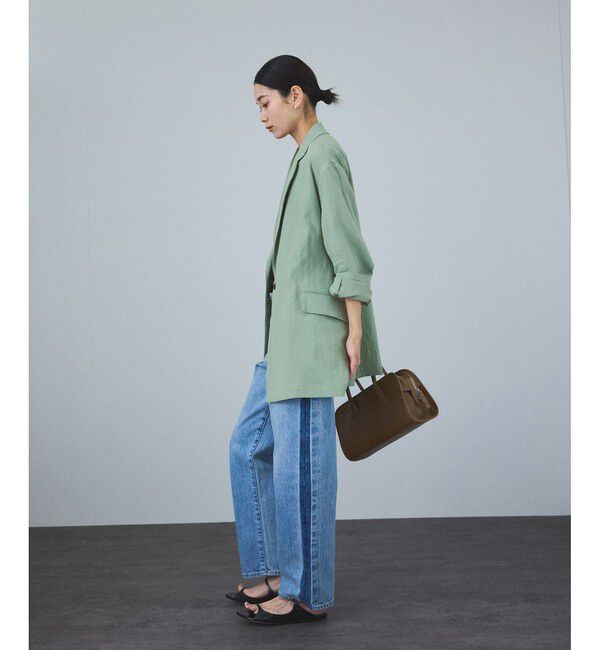 SALON adam et rope'「オーガニックコットンダブルガーゼジャケット［洗える］」|テーラードジャケット|