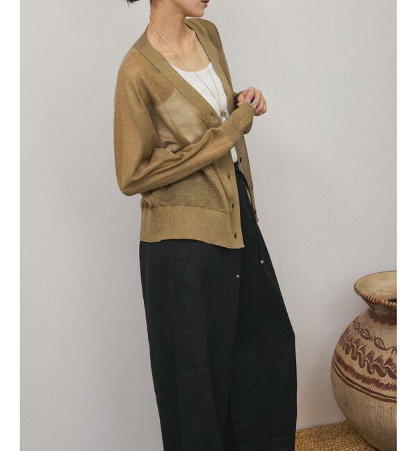 SALON adam et rope'「ブライトシアーカーディガン」|カーディガン|