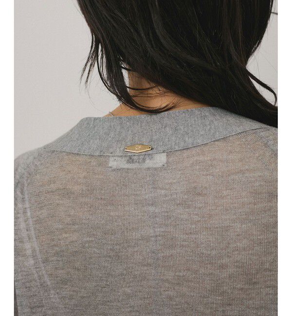 SALON adam et rope'「ブライトシアーカーディガン」|カーディガン|