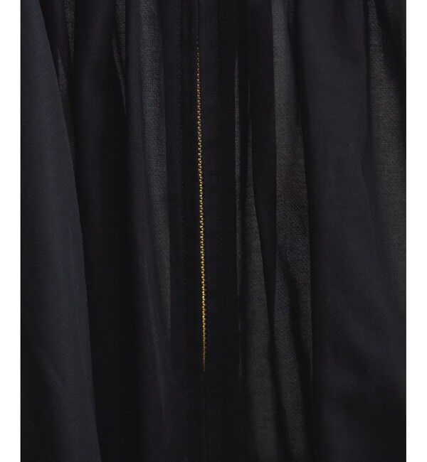 SALON adam et rope'「シアーギャザージップブルゾン/ブラウス［冷房対策・日除け］」|シャツ・ブラウス|