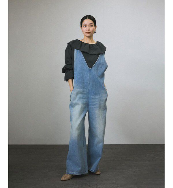 SALON adam et rope'「【WEB限定】デニムサロペット 2」|オールインワン|