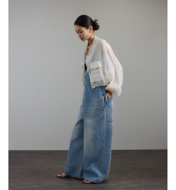 SALON adam et rope'「【WEB限定】デニムサロペット 2」|オールインワン|