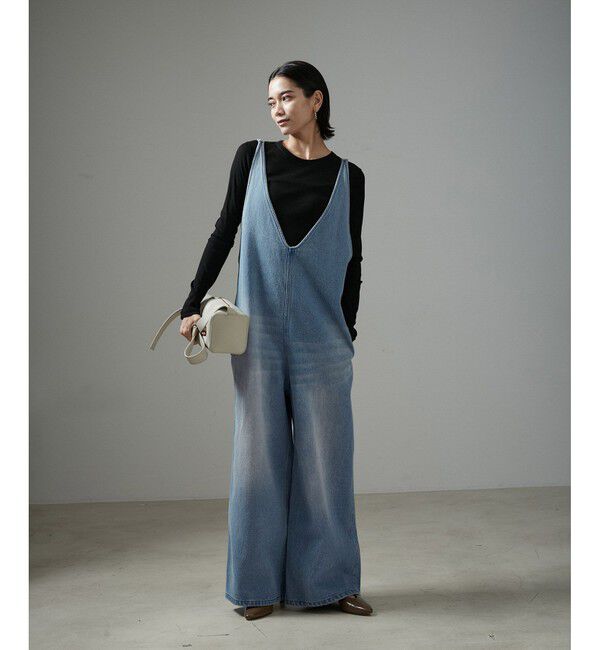 SALON adam et rope'「【WEB限定】デニムサロペット 2」|オールインワン|