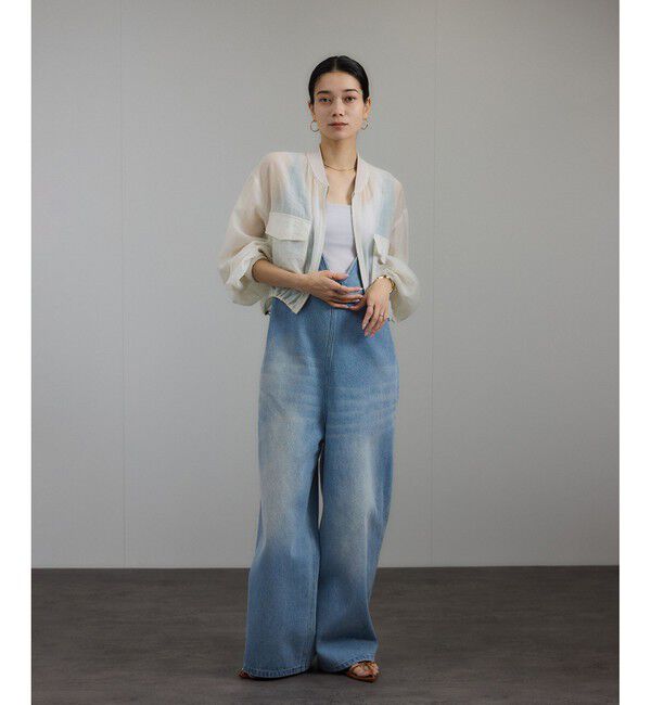 SALON adam et rope'「【WEB限定】デニムサロペット 2」|オールインワン|