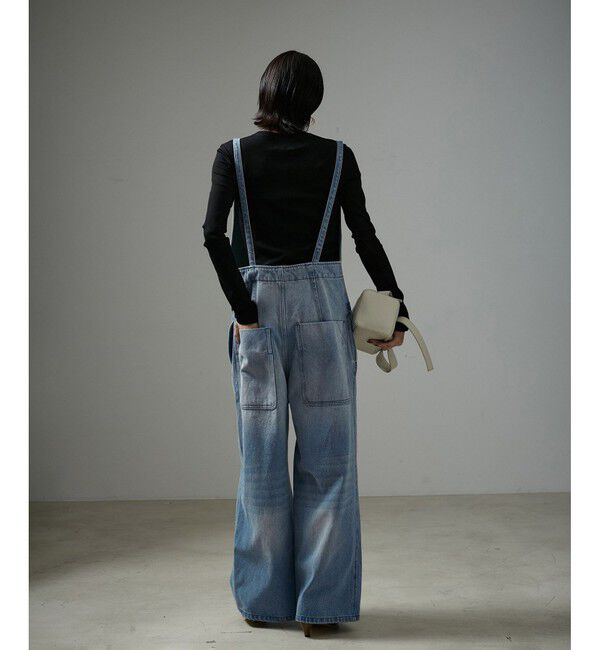 SALON adam et rope'「【WEB限定】デニムサロペット 2」|オールインワン|